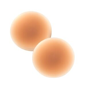 Seamless Nude Silicone Reusable Nipple Covers (Caramel Brown)